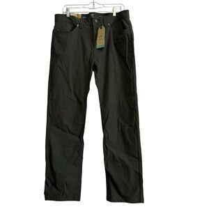 PrAna NWT Men’s Standard Fit Straight Leg Brion Pant II Dark Iron Size 40